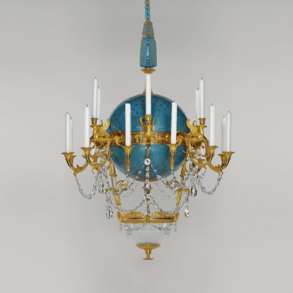 Lustre en forme de sphere