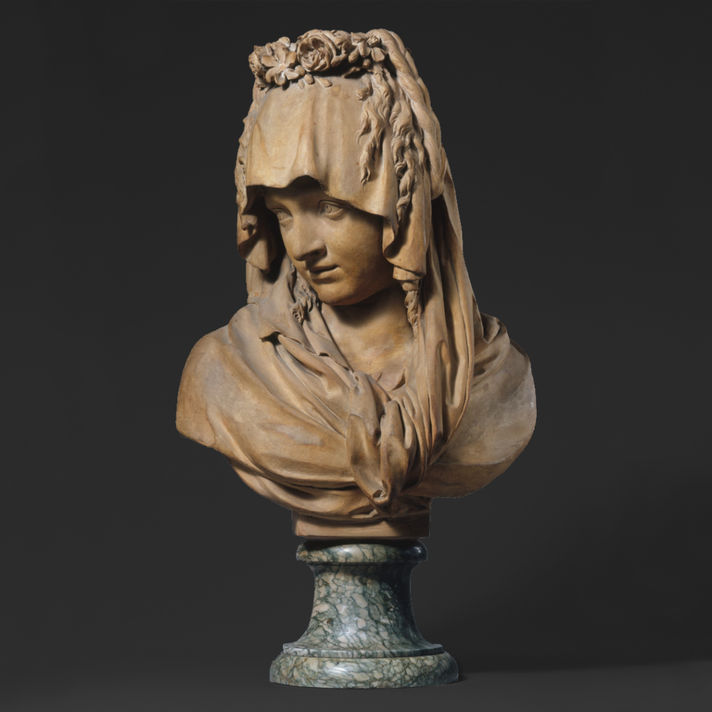 Pierre Julien, Buste de Jeune femme vers 1779.
