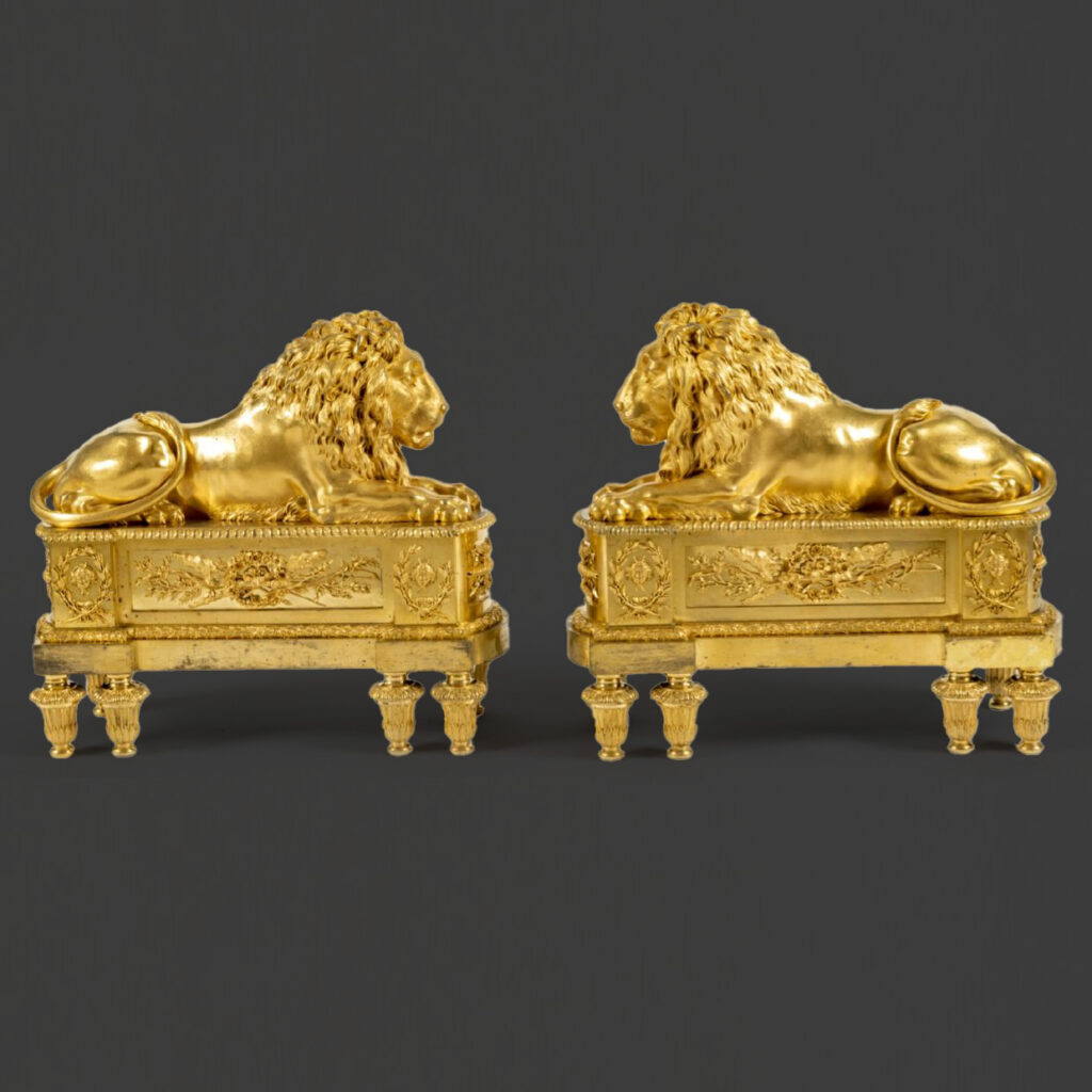 Chenets Époque Louis XVI
