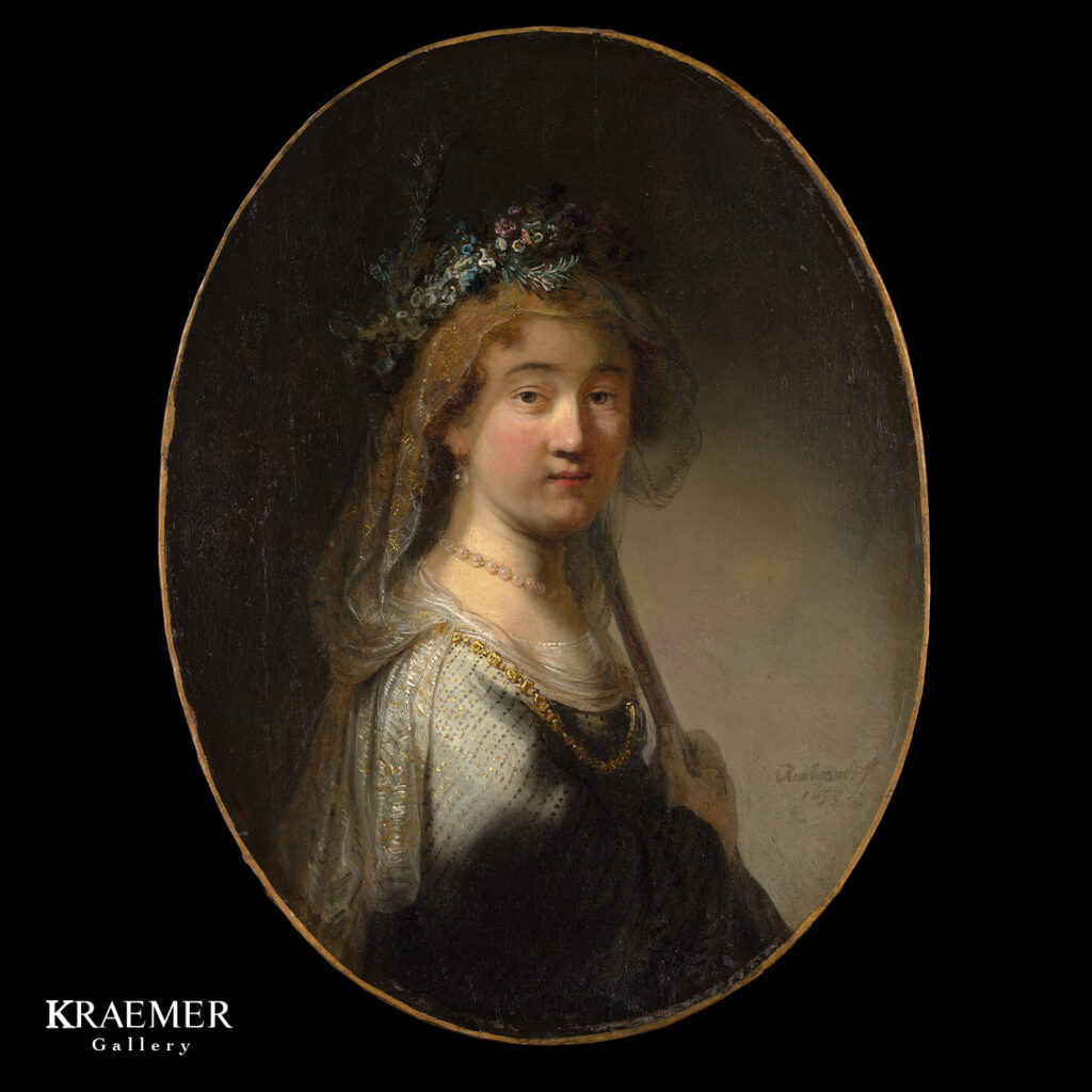 A Young Woman as a Shepherdess-Govert Flinck