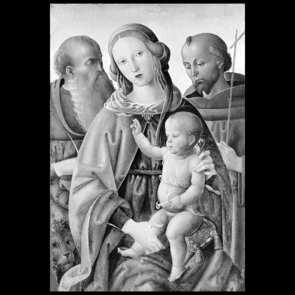 Vierge à l'enfant met