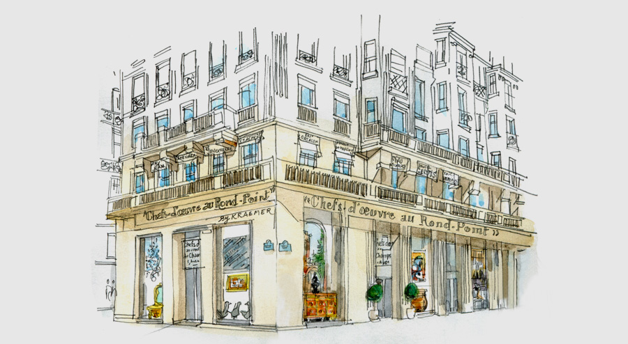 Que ce soit dans les salons de notre hôtel particulier ou lors d’un événement public, chaque exposition organisée  par la Galerie Kraemer est l’occasion de rencontres inédites.