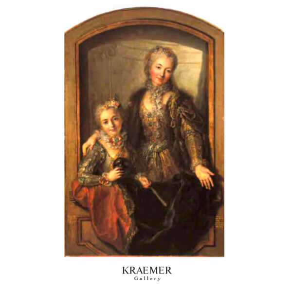 Portrait de Mme Dupillé et de sa fille, 1733