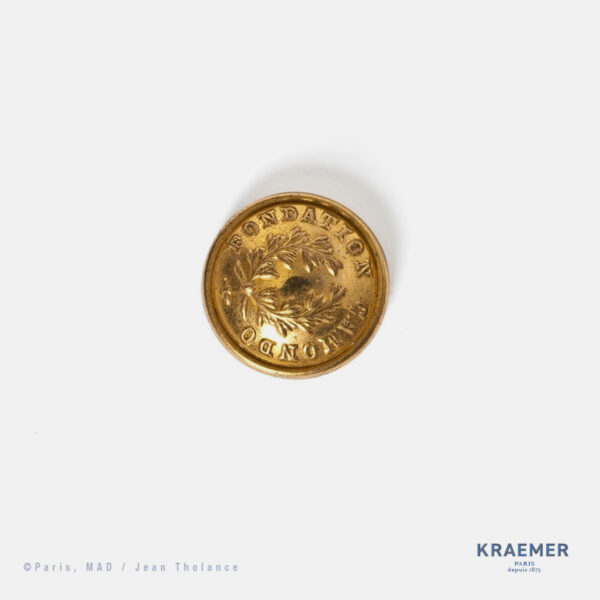 Petit Bouton d'Uniforme Musée Nissim de Camondo