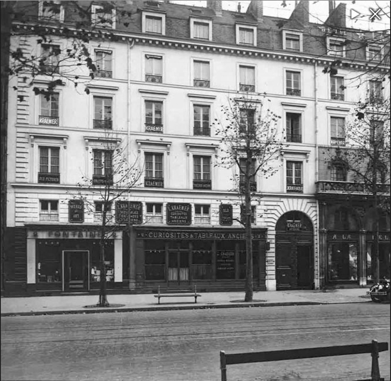Boutique Lucien Kraemer rue Tronchet 75008 Paris