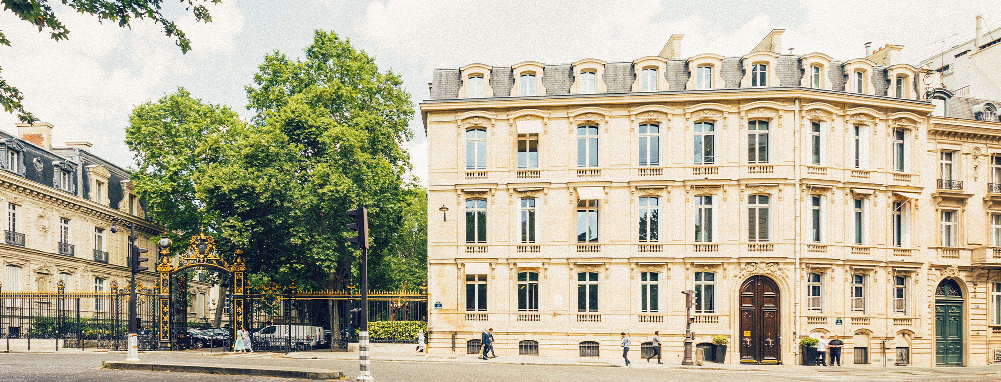 Facade de l'hôtel particulier Kraemer - Parc Monceau.