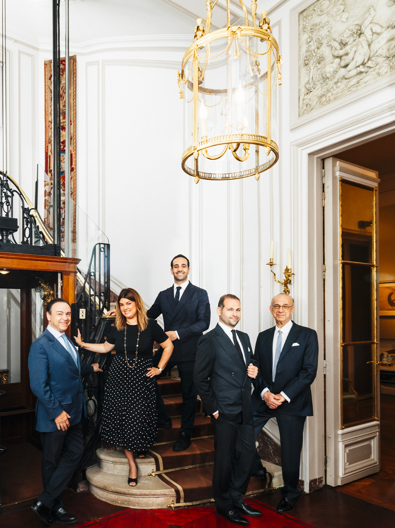 Famille Kraemer dans son hôtel de la rue de Monceau