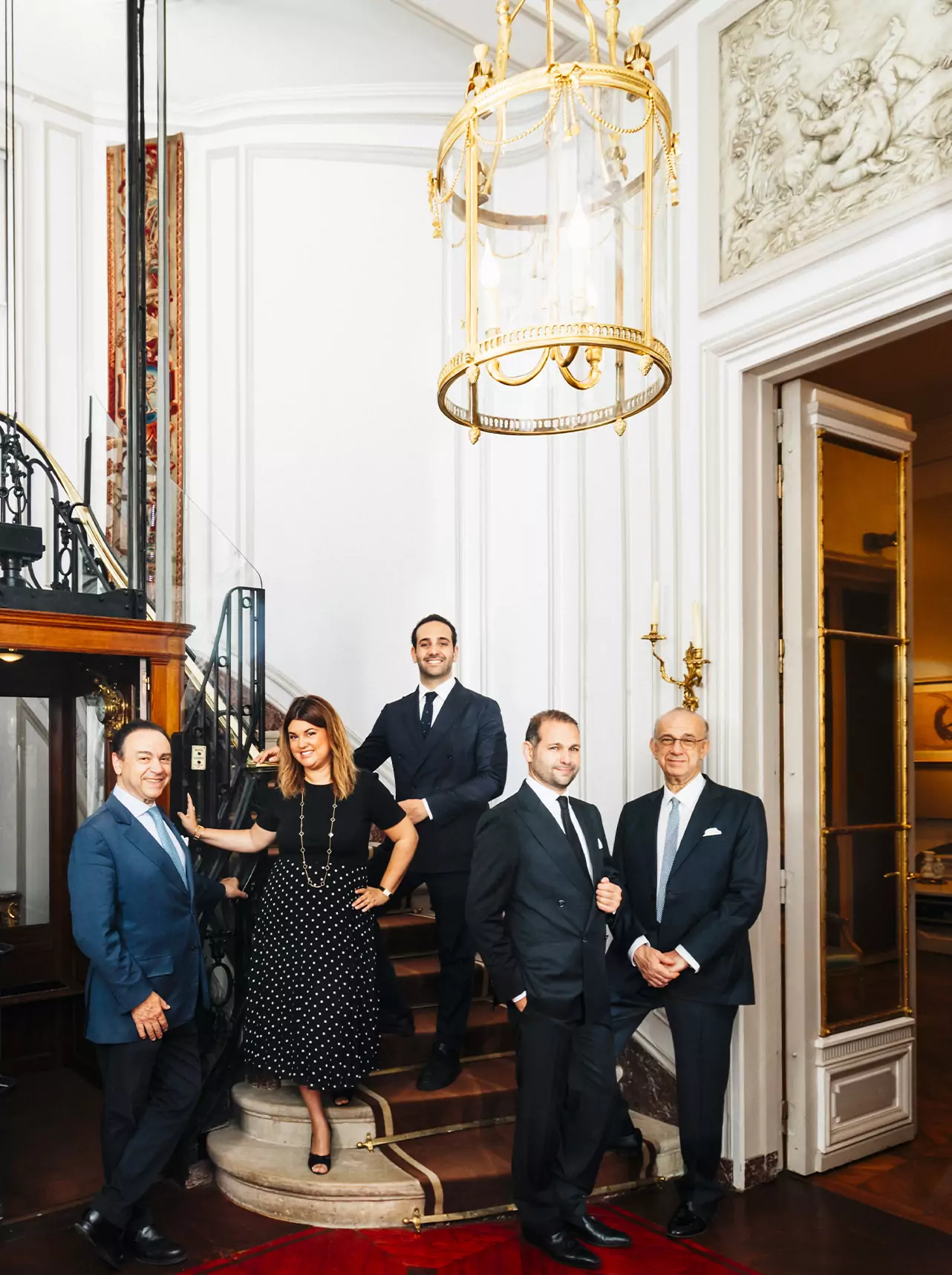 Famille Kraemer dans son hôtel de la rue de Monceau Famille Kraemer dans son hôtel de la rue de Monceau