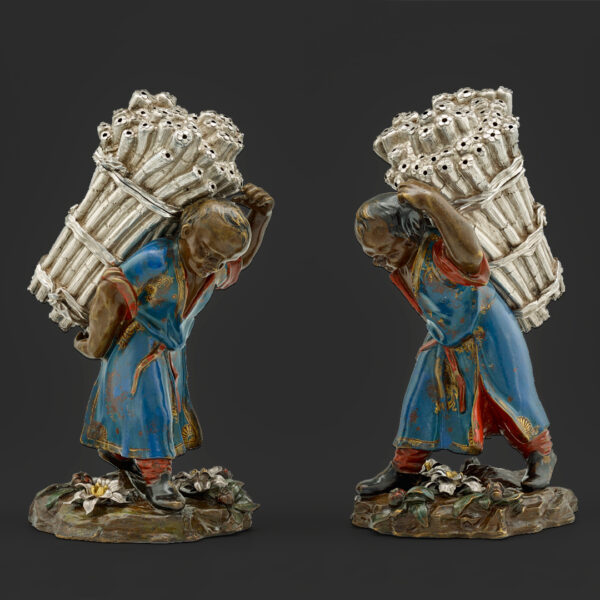 Paire de personnages - Louis-XV