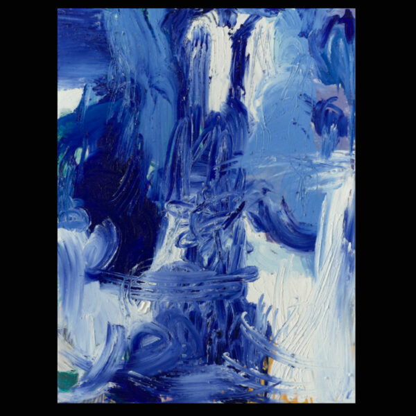 DONNA HUANCA Née en 1980 Lymphatic Pulses, 2021 Peinture à l’huile, sable sur impression numérique sur toile