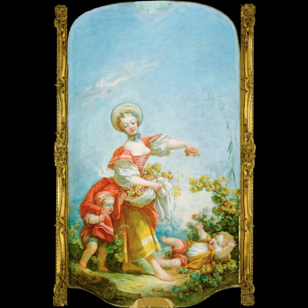 Fragonard, Le cueilleur de raisin La Vendangeuse