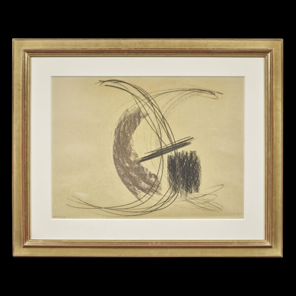 Hans Hartung dessin 1952-26 Cadre