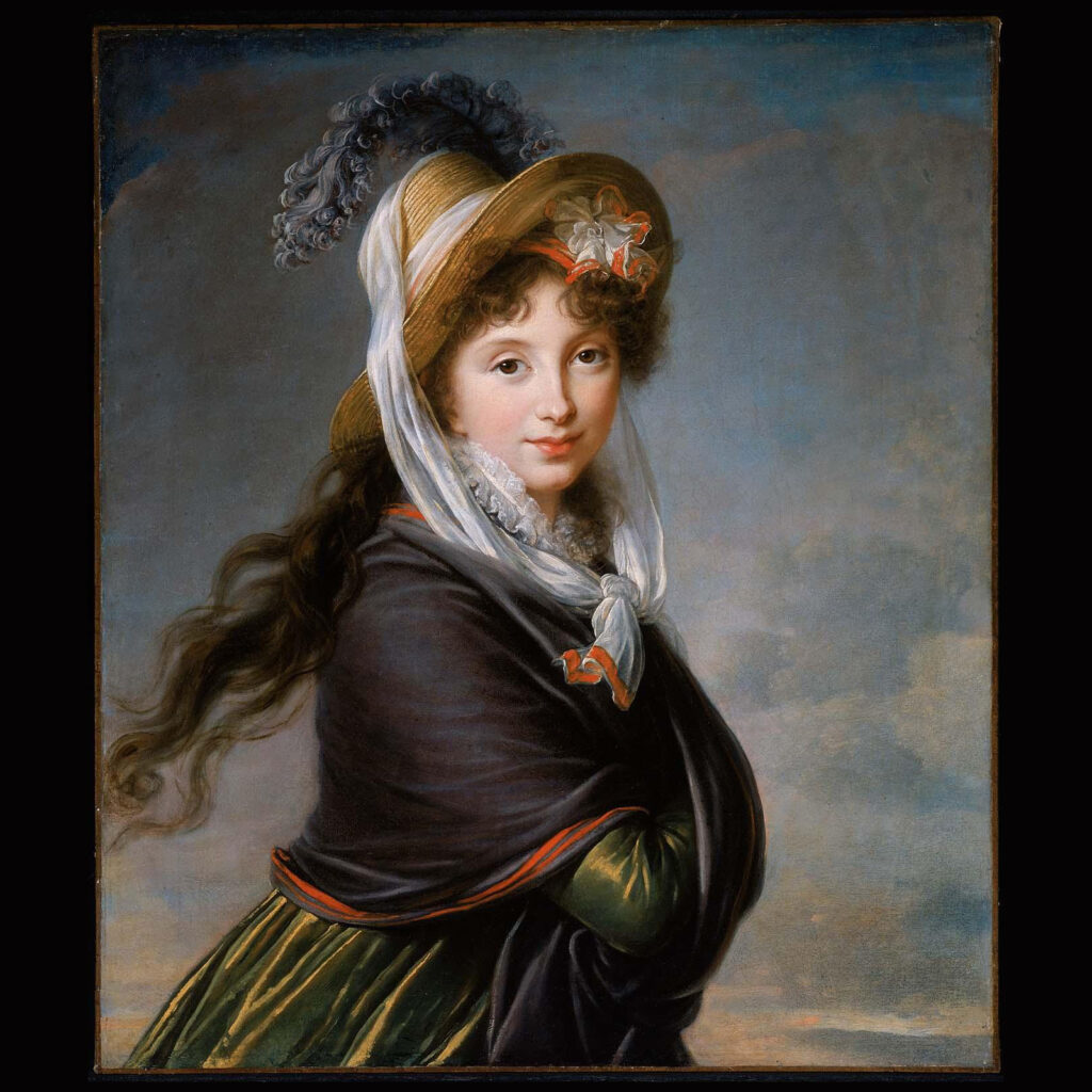 Portrait d'une jeune femme (La comtesse Worontzoff ?) Marie Louise Elisabeth Vigée-Le Brun (Française, 1755-1842) vers 1797 Huile sur toile