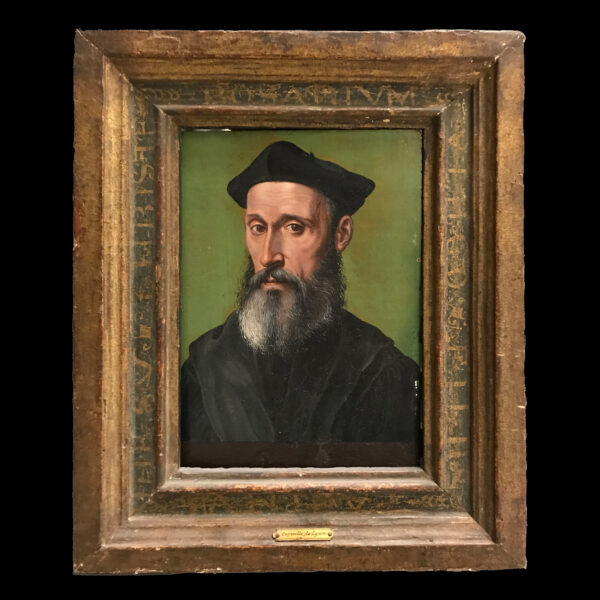 Portrait d'homme en costume noir
Corneille de Lyon (néerlandais 1500/10–1575)
Tempera sur panneau