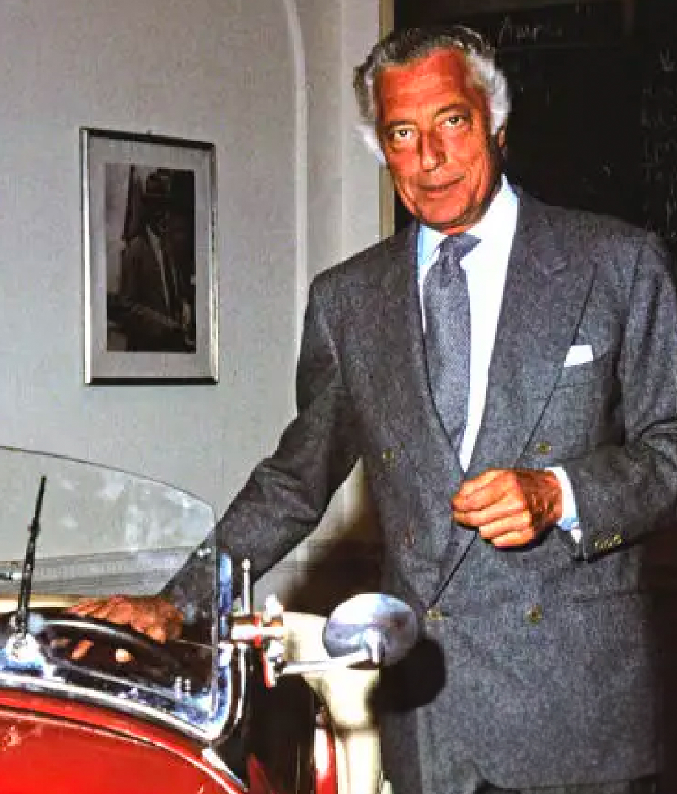 Giovanni Agnelli Il venait souvent rue de Monceau pour l’art évidemment, mais aussi pour échanger à propos de la Juventus de Turin et de l’écurie de Formule 1 Ferrari.