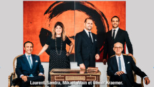 Laurent, Sandra, Mikael, Alain et Olivier Kraemer.