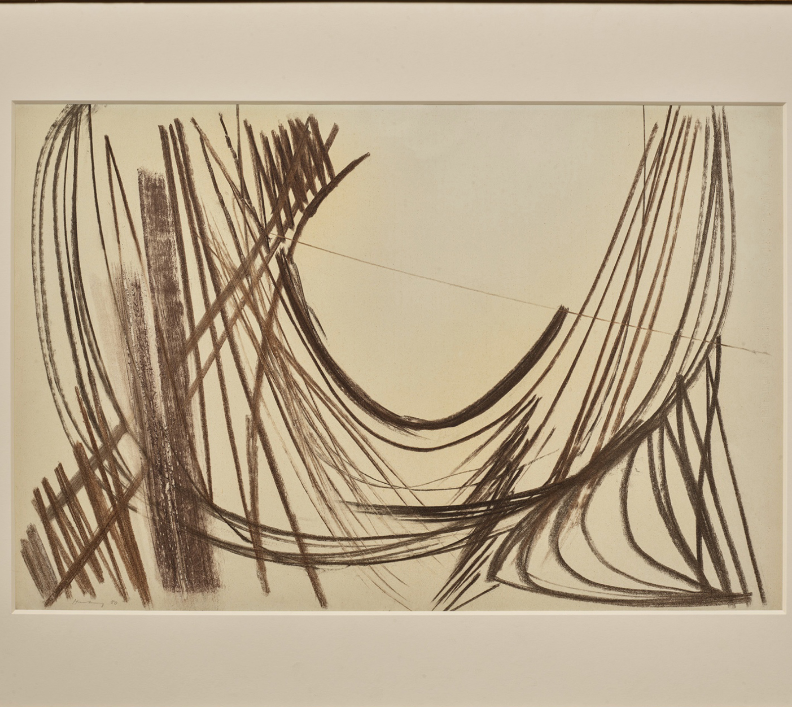 P 1950-24 Hans Hartung 48,5 x 73 cm Pastel sur papier. P 1950-24 Hans Hartung 48,5 x 73 cm Pastel sur papier.